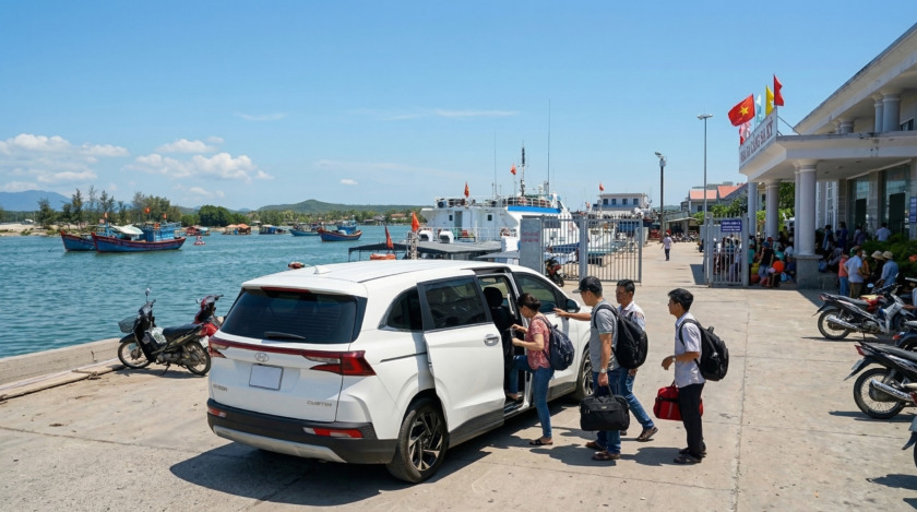 xe Quảng Ngãi đi Cảng Sa kỳ