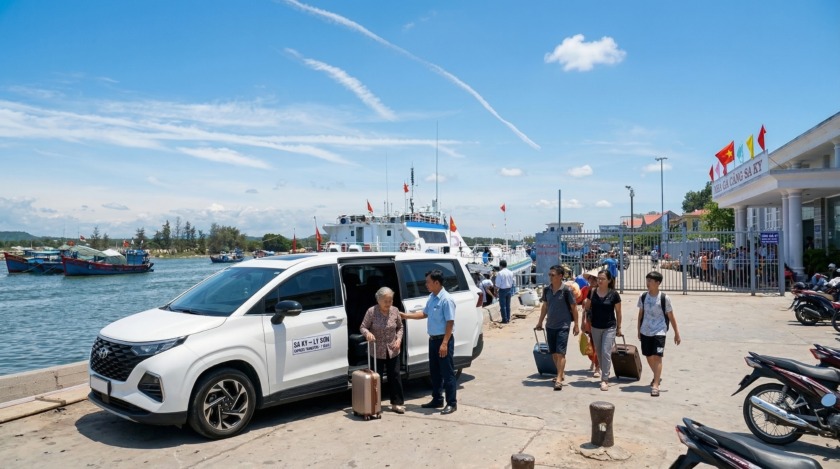 xe Quảng Ngãi đi Cảng Sa kỳ